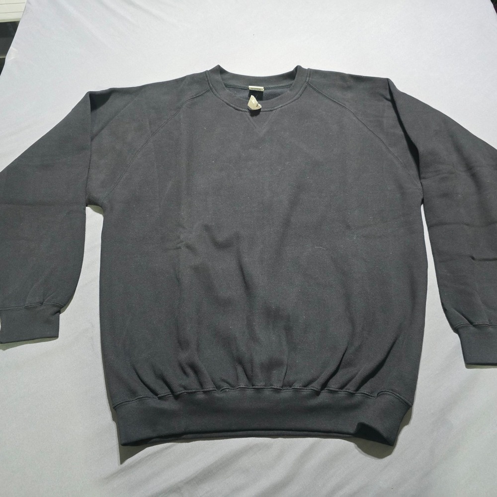 new deadstock Russell Athletic Crewneck Sweatshirt Mens Large Black Pullover